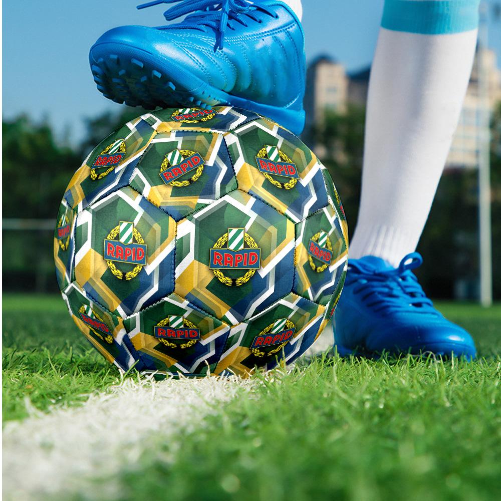 Rapid Wien FC Size 5 Standard Football Durable Training Match Soccer Ball for Adult Outdoor Sports
