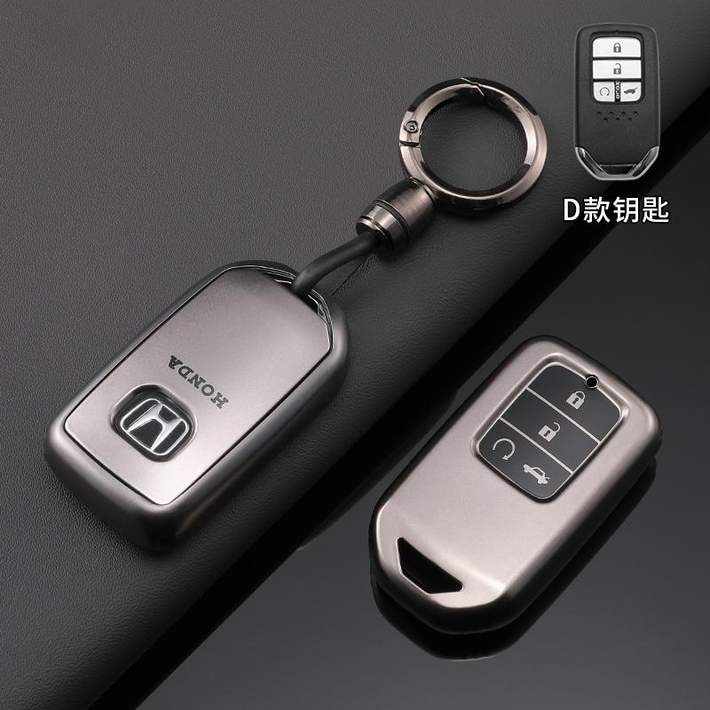 AAFV1 Silver TPU Car Remote Key Case Cover Holder Shell Fob For Honda Civic CR-V HR-V VEZEL JAZZ Accord Jade Crider Odyssey 2015-2018