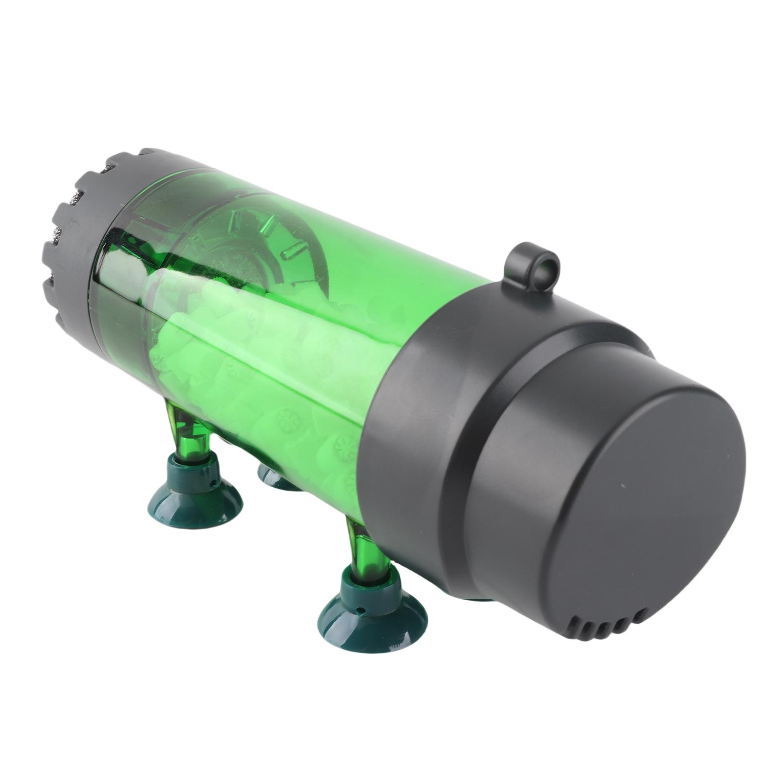 

Aquarium Fluidized Bed Filter Double Filtration Prevent Clogging Upgraded Bubble Bio Media Filter for Aquarium Fish Tank