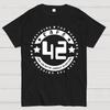 Cafe 42 Unisex 100% Baumwolle Sommer Lässig Kühl Locker T-Shirt