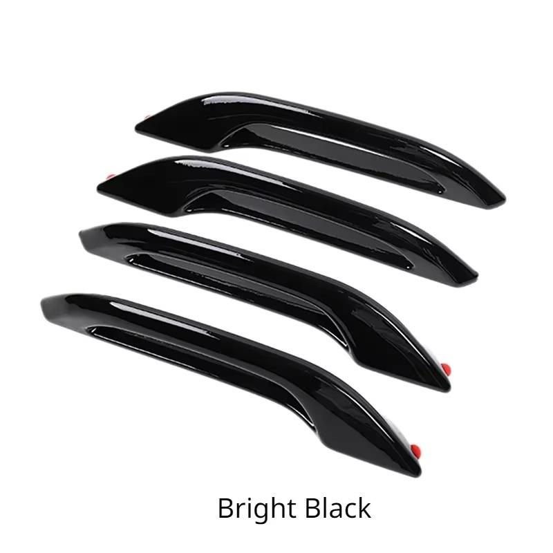 

For Tesla Model 3 Y Antifreeze Door Handle Frost-proof Handle Sticker Patch Cover ABS 4PCS Doorknob New Model3 Y Juniper 2025 4pcs Bright black