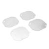 4PCS Octagon Electrical Box Cover Galvanized Steel Blank Flat Metal Junction Box Covers for 4 Inch Octagonal Box
