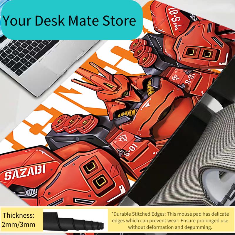 Mouse Pad HD Print Japan Anime Desk Mat Mechanical Warrior Computer Accessories Mouse Mat COOL Gundam Mousepad Gamer Rubber Pads