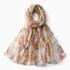 Balinese Scarf Women's Headscarf Shawl Floral Print Pattern Sunscreen Beach Ethnic Style