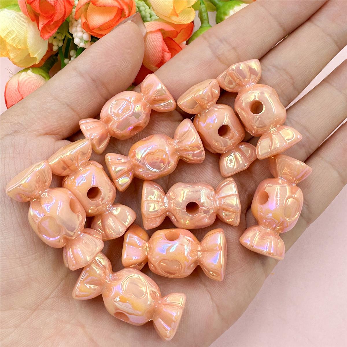 

Акриловые конфетные бусины с отверстием, шармы, для рукоделия, DIY, аксессуар для бисероплетения, 13,2 мм*28,7 мм, материал для изготовления украшений своими руками, ручная работа, для ожерелья, серег, аксессуаров оранжевый