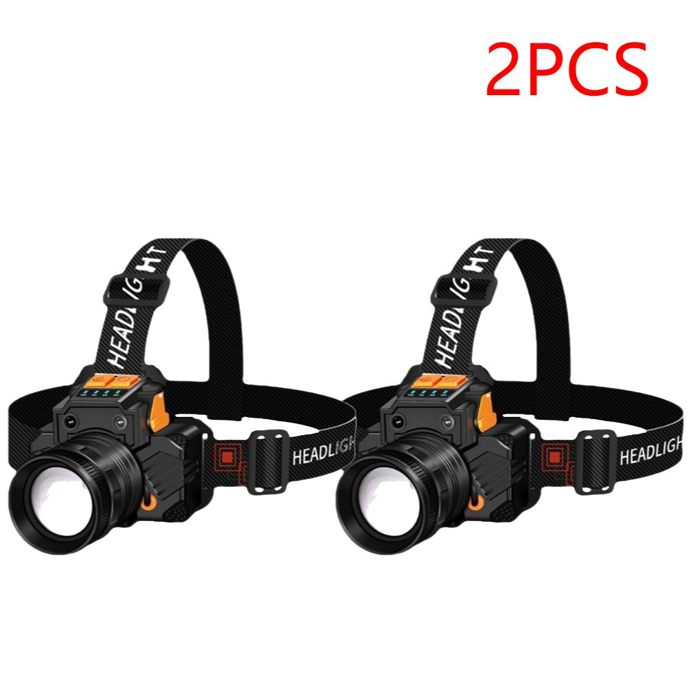LED Induction Headlamp Super Bright Headlamp 3 Light Modes LED Head Flashlight USB Rechargeable Waterproof for Outdoor Emergency
