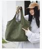 Japanese-Inspired Large Capacity Tote - Lightweight, Versatile Handheld or Shoulder Cloth Bag for Women