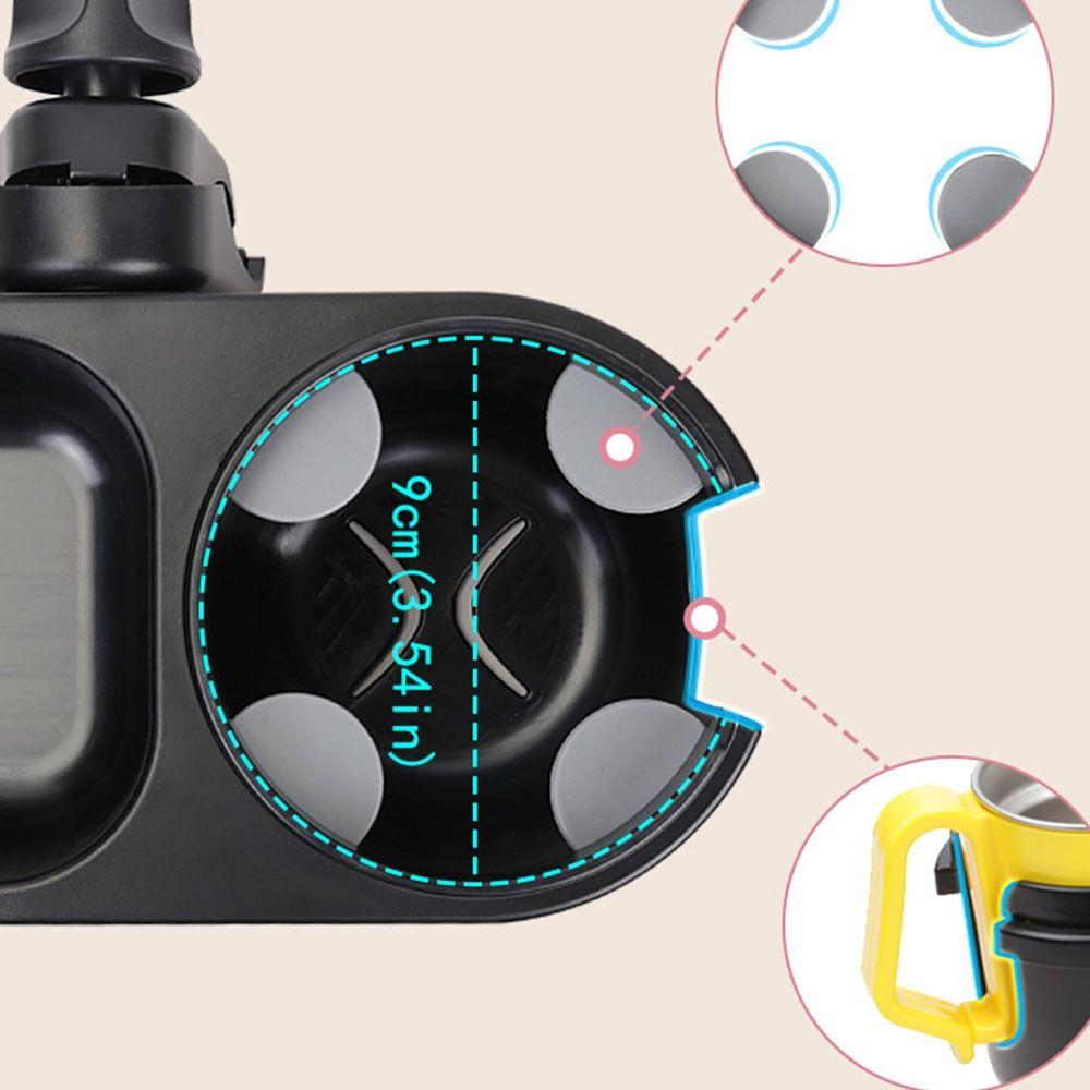 

Регулируемый подстаканник для детской коляски 360 вращающийся высококачественный семейный