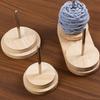 Wooden Yarn Rotating Tool Portable Thread Holder Auxiliary Tool Yarn Ball Holder  Crochet Work