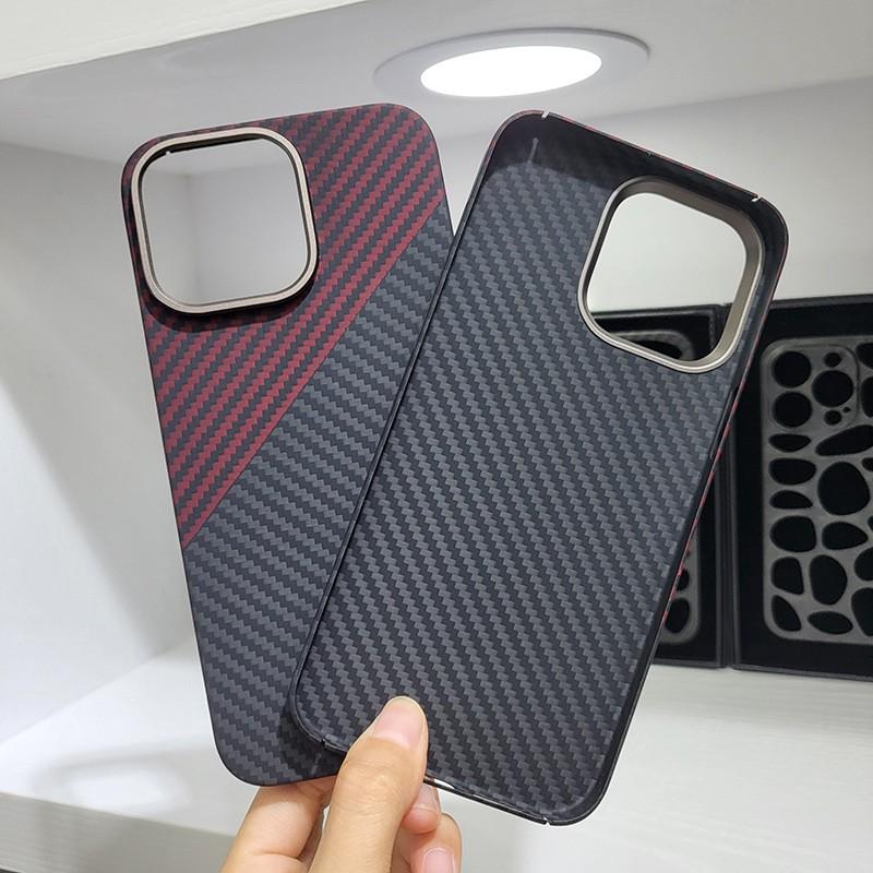Magnetic Aramid Fiber Phone Case IPhone 16 Pro ProMax 15 14 13 Slim Shockproof