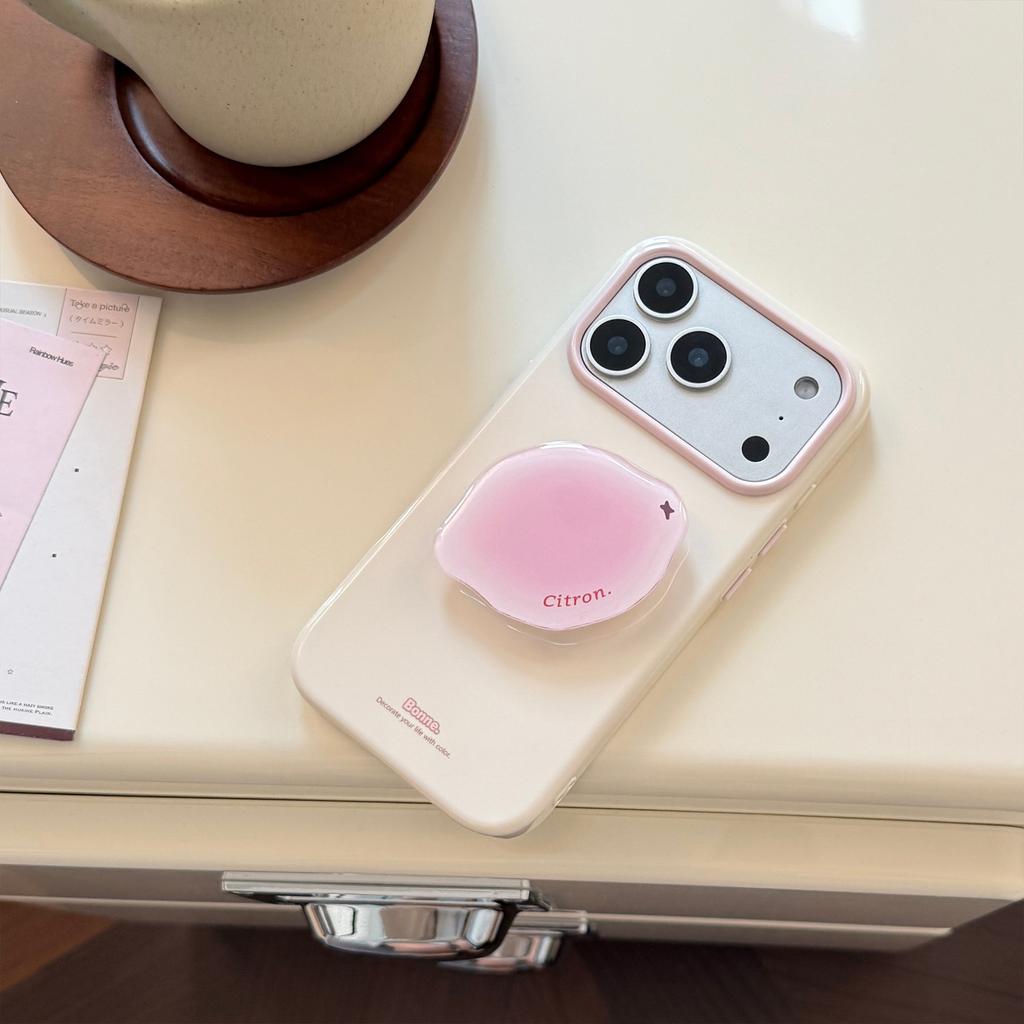 Ins Feng Shui Fruit Bracket Is Suitable for Apple 17pm Mobile Phone Case Iphone16 Small Fresh 15 Anti-drop 14 Soft 13 Korean