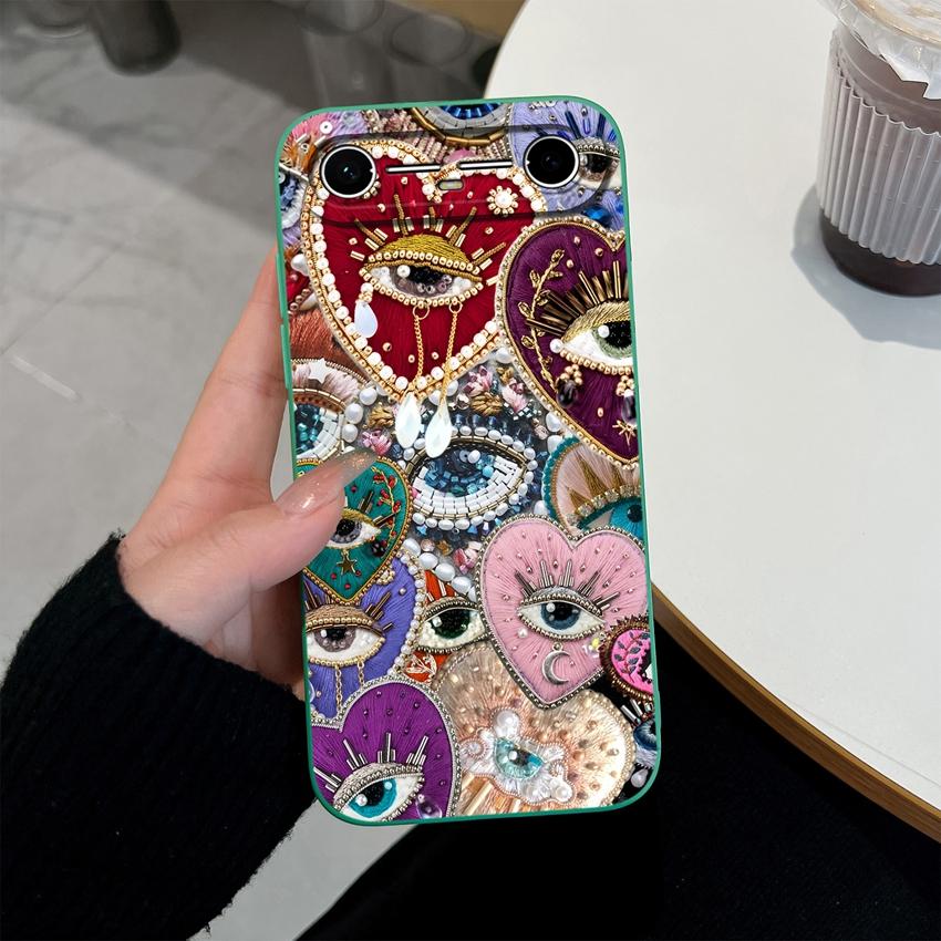 Voor Tecno Pova Slim / Spark Slim Telefoonhoes Olieverf Hart Liefde Mat Siliconen Hoesje Voor Tecno SparkSlim / PovaSlim Behuizing