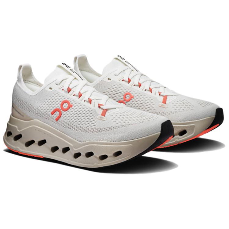 On Cloudsurfer Max Wide Bequeme Atmungsaktive Rebound Laufschuhe Damen Sneaker Grau 3WF30573297