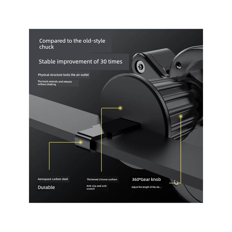 Multifunctional Car Dashboard Suction Cup Car Phone Holder Universal Navigation Car Mount for Air Vent