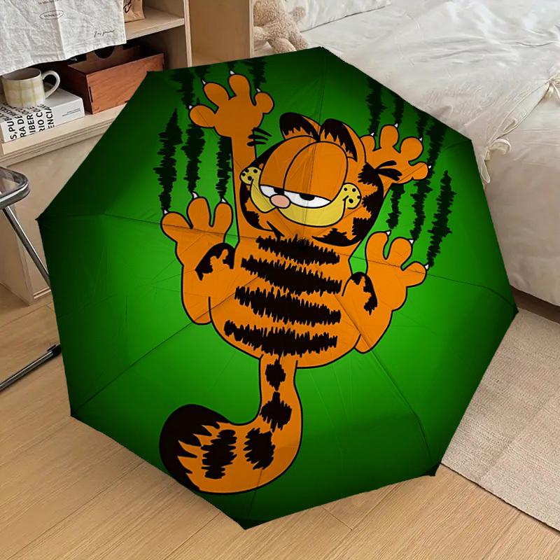 

1pc Garfield, Cat Automatic Open/Close Umbrella, Lightweight Design for Everyone, Halloween & Christmas Gifts - Ideal for Daily, Formal, Party Use, Fo