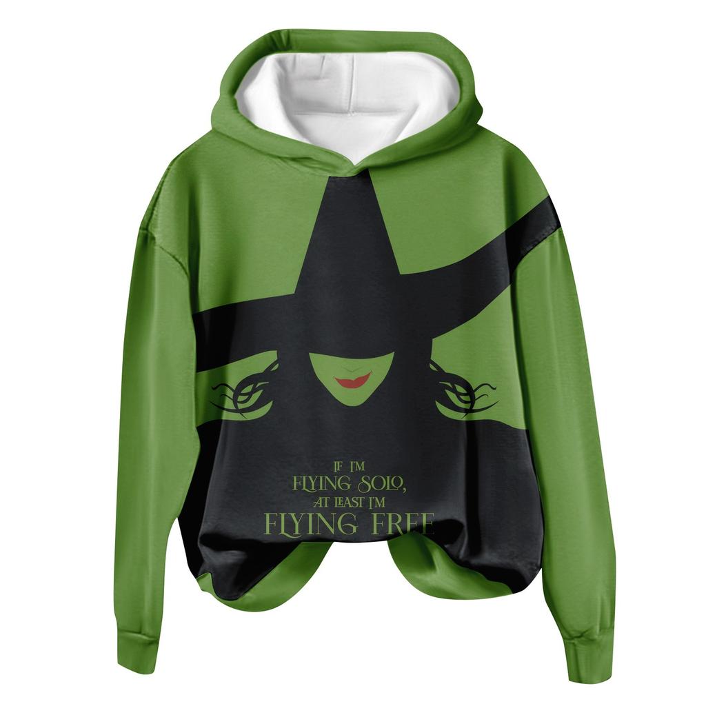 Women's Tops Sweatshirt Print Round Neck Hooded Casual