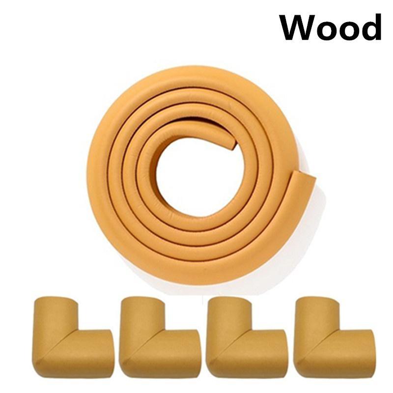 2M+4PCS Baby Corner Protection Baby Safety Table Desk Edge Guard Strip Home Cushion Guard Strip Safe Protection Free Tape