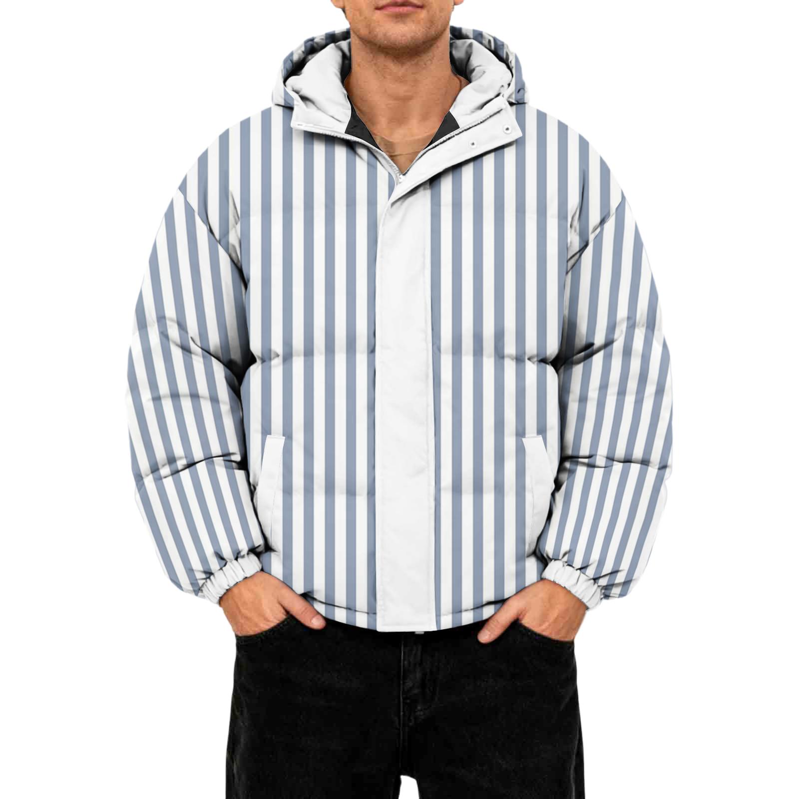 

Мужская повседневная пуховая куртка оверсайз с длинными рукавами и капюшоном XXL