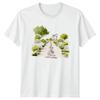 Countryside Path House Landscape Nature Mens T-Shirt Womens Graphic Unisex Top