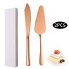 Elegant Cake Knife and Server Set Wedding Cake Cutters Pie Spatula Dessert Serving Set Pie Spatula Serving Utensil