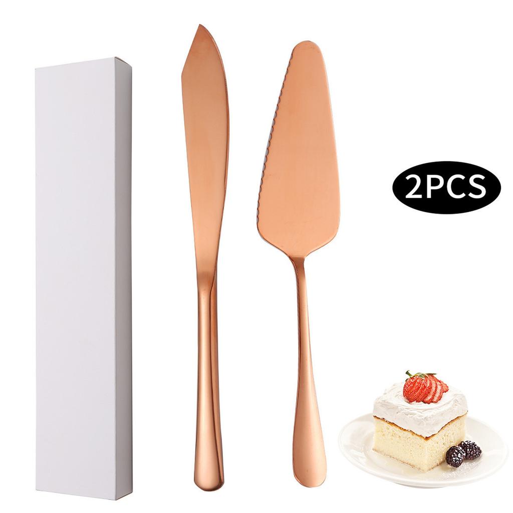Elegant Cake Knife and Server Set Wedding Cake Cutters Pie Spatula Dessert Serving Set Pie Spatula Serving Utensil