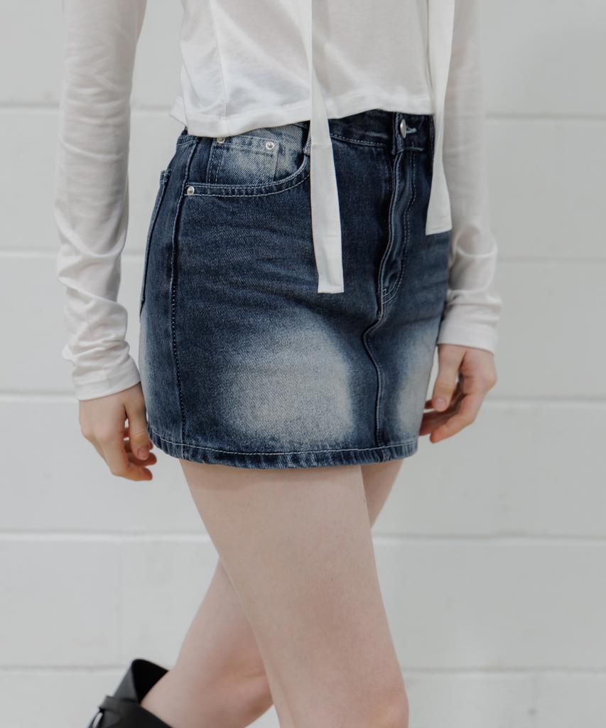 PANDORAFIT Wash Denim Skirt