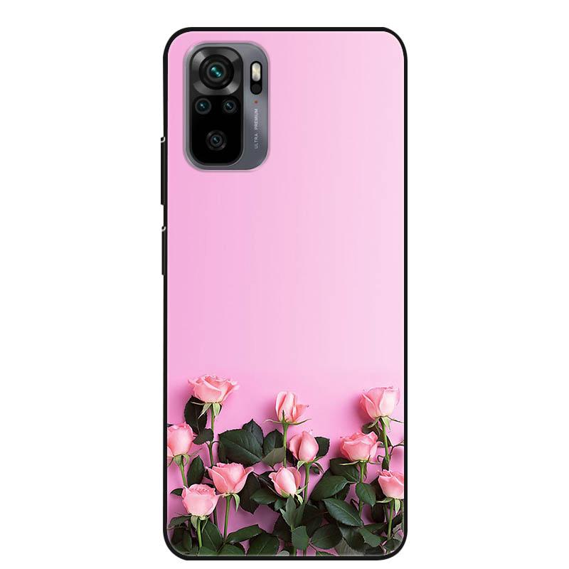 For Xiaomi Redmi Note 10s Case Shockproof Silicone Cartoon Soft Cover for Redmi Note 10 Pro Phone Cases Note10 4G 10T 5G 10 S