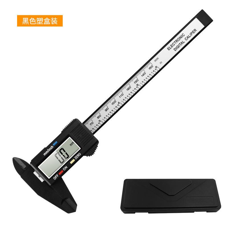 0-150MM Vernier Caliper Plastic Digital Caliper, Inch Metric Fraction Conversion, Large LCD Display Measurement Tool