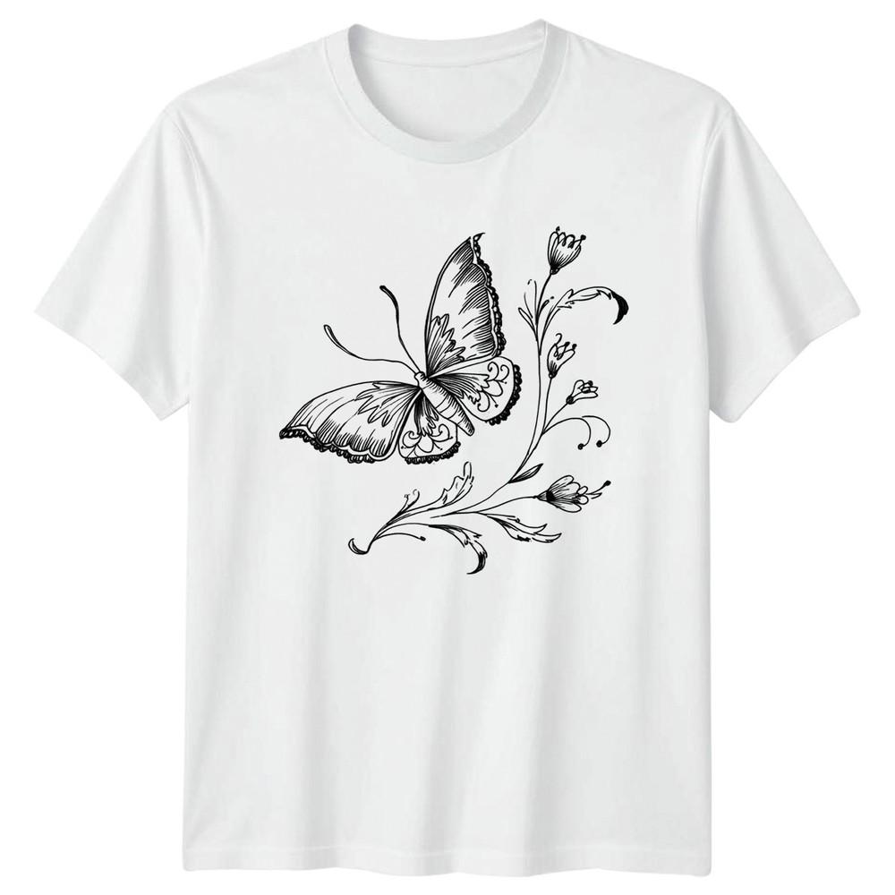 Detailed Engraved Butterfly And Floral Unisexs Gift For Her S