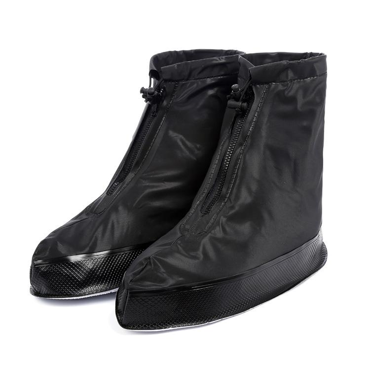 Outer wear size protective shoe cover Men's and women's shoe cover Waterproof shoe cover Non-slip thickened wear-resistant shoe rain-proof shoe cover