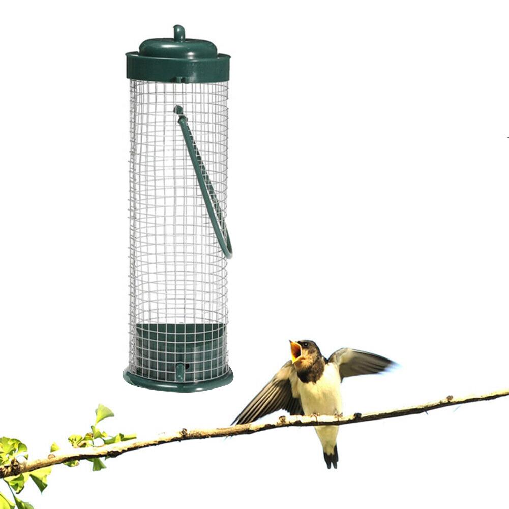 Hanging Outdoor Garden Wild Birds Feeder Nut Feeding Station for Balcony Terrace