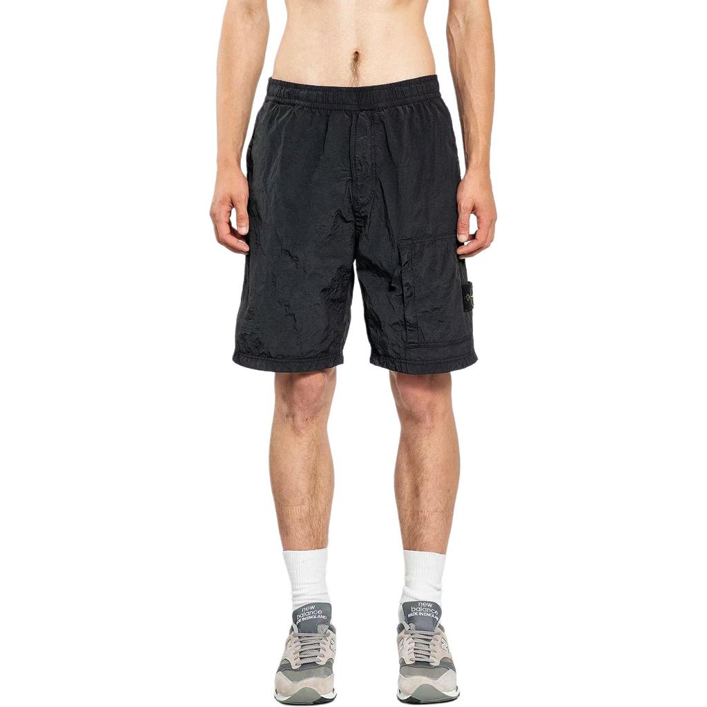 STONE ISLAND Relaxed Fit Cargo Bermuda Shorts 8115L0219-V0029