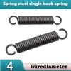 Spring steel single hook spring,Oven spring ,Wire Dia 4mm,Outer Dia 25mm,Length100/120/150/180/200/220/250/280/300mm.