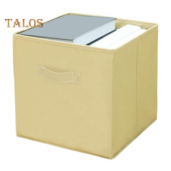 Fabric Storage Cube with Handle Large Capacity Easy Access Foldable Heavy-Duty Toys Clothes Storage Box Organization Accessory