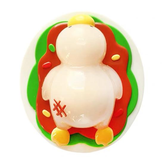 Roast Duck Decoration Color Changing Duck Temperature Sensitive Duck Figurine with UV Sensitivity for Desk