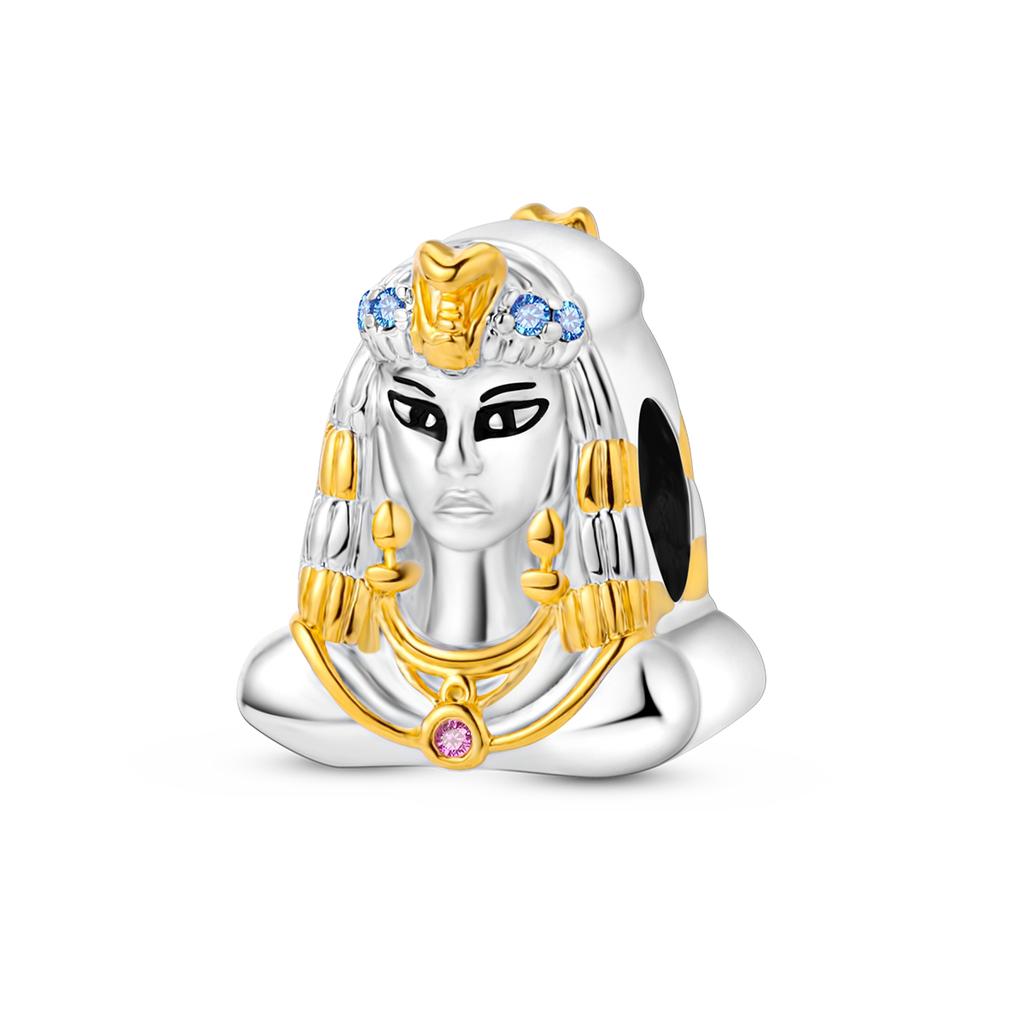 Copper Dangle Charms Cross Angel Pyramid Pharaoh Baeds Fit Original Bracelet Diy Jewelry Charms