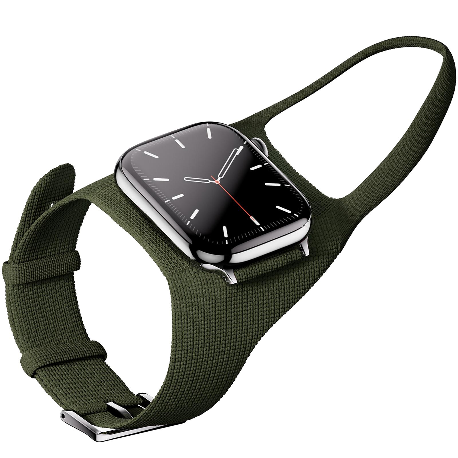 

nylon Band For Apple Watch strap Ultra 2 49mm 46mm 44mm 45mm 40mm 41mm Men Cyclist Outdoor Ergonomic S ports Breathable Strap 38-40-41-S10 42mm