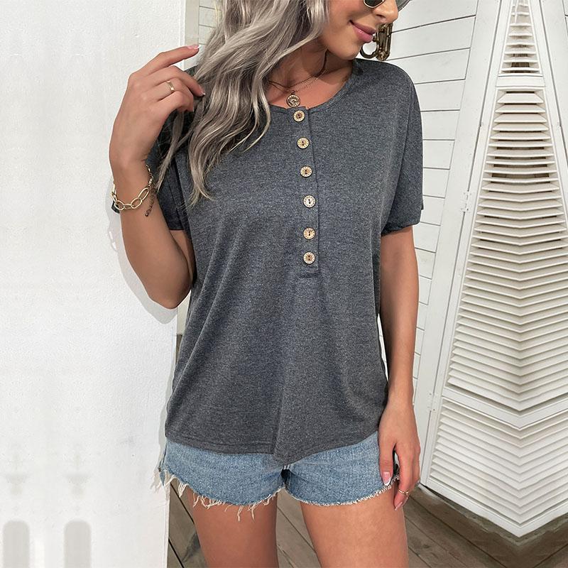 YYFS Tricouri și topuri cu mâneci scurte cu decolteu O cu mânecă scurtă cu imprimeu ocazional de modă pentru femei