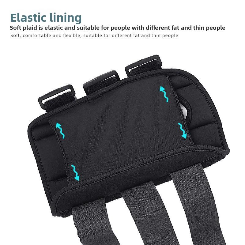 

Enhanced Aluminum Alloy Strip Support Wrist Fixation Wrist Protective Cover Fixation Splint Velcro Adjustable Right