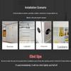 Child Safety Window and Refrigerator Lock - Anti-Fall Restrictor and Cabinet Door Positioner