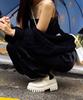 Cesti High-Top Chelsea Rain Boots (Ivory)