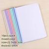 10pcs 22.5x30.5cm A4 Transparent Document Sliding Bar File Folder Report Cover Spine Bar for School Office Supplies Accessories