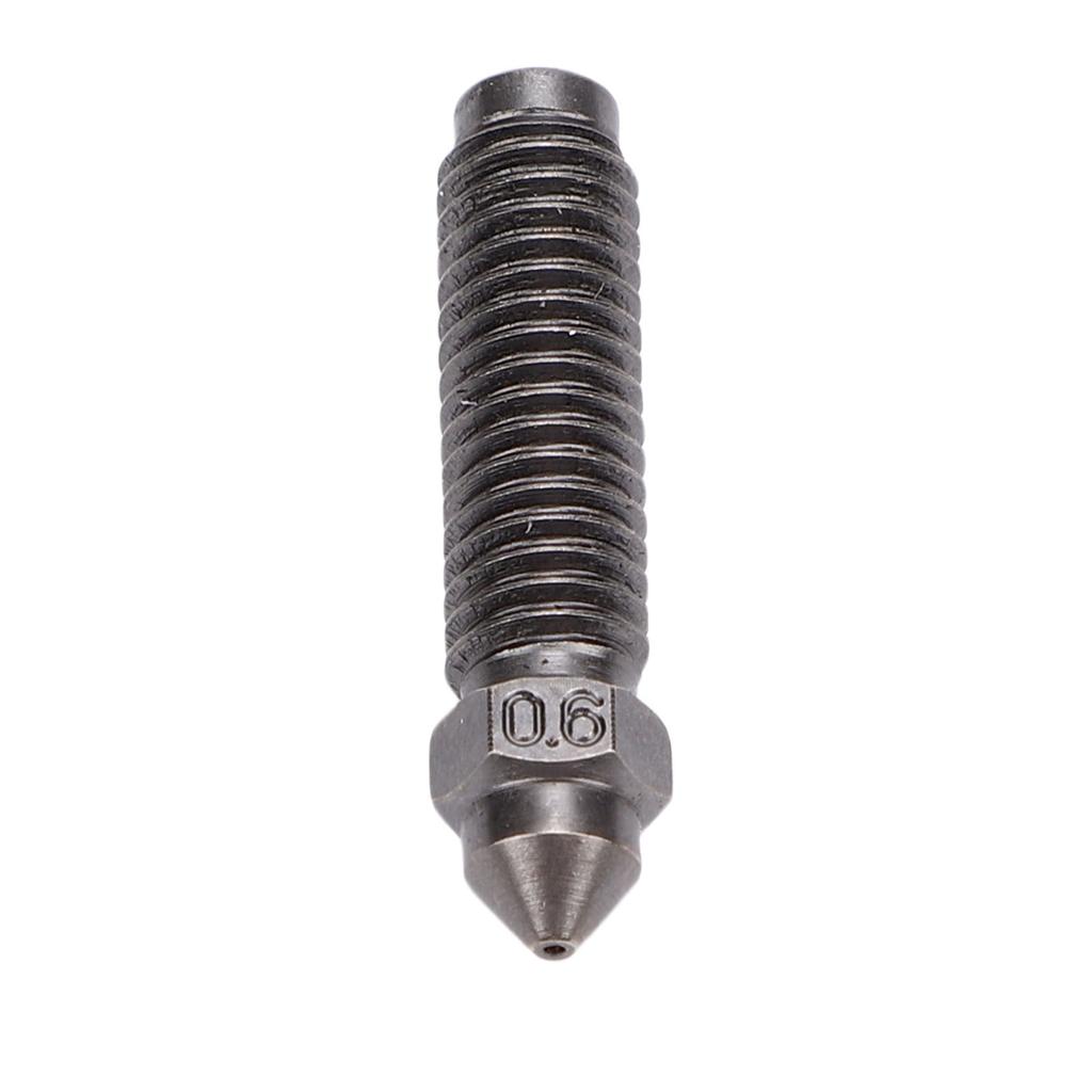 2Pcs 0.6mm 3D Printer Nozzle Replacement for Elegoo Centauri Carbon 3D Printer M6x25mm Hardened Steel Extruder Nozzle