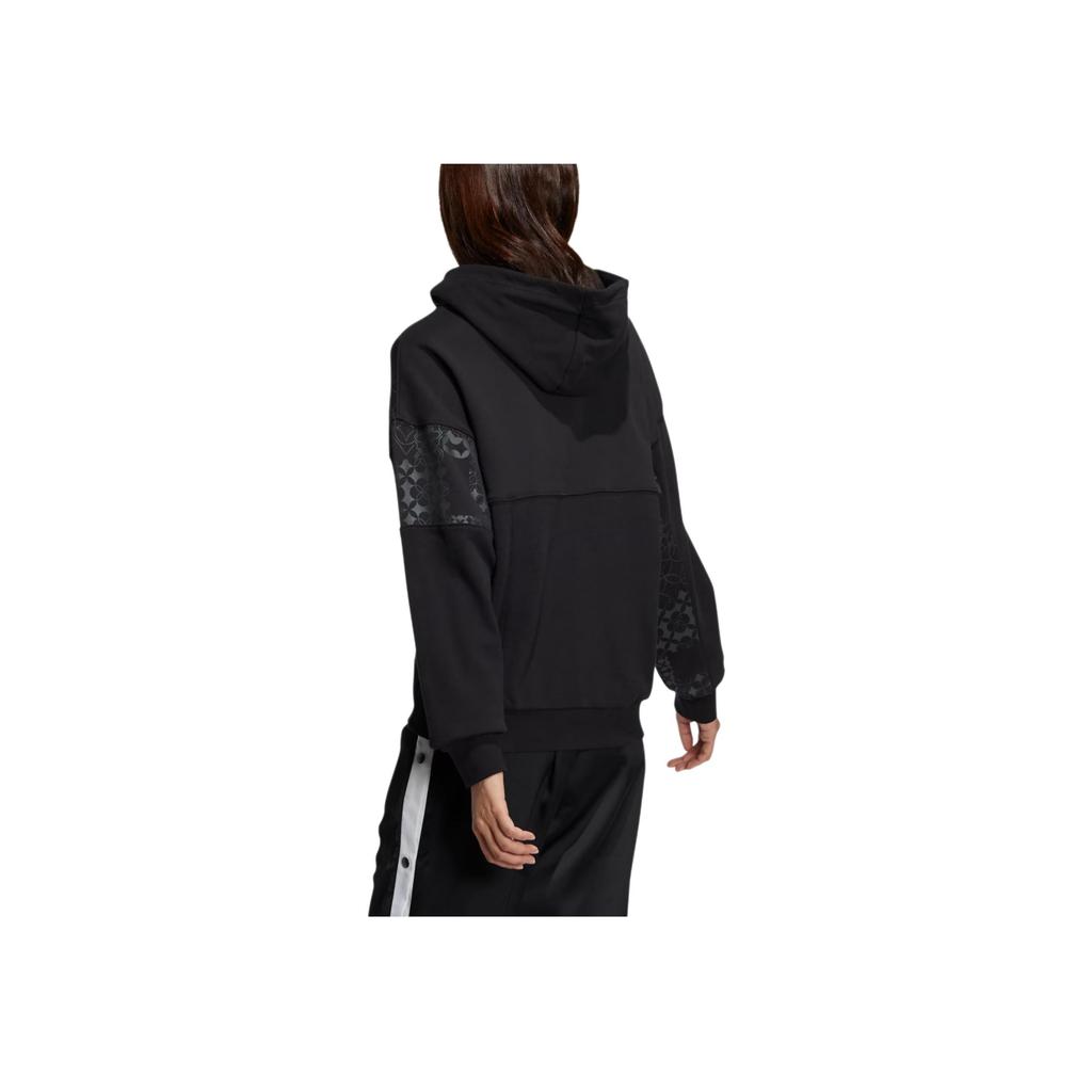 Adidas Originals Cny Ribbed Cuff Pullover Hoodie Women Hoodies Black HD0338