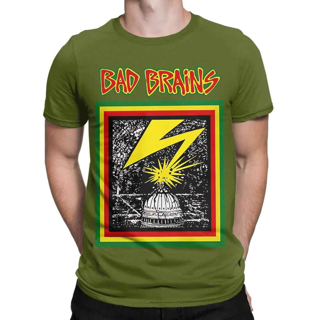 Bad Brainsbad Brains Novelty Graphic 100 Cotton TShirt Bad Brains Tees Tops For Unisex