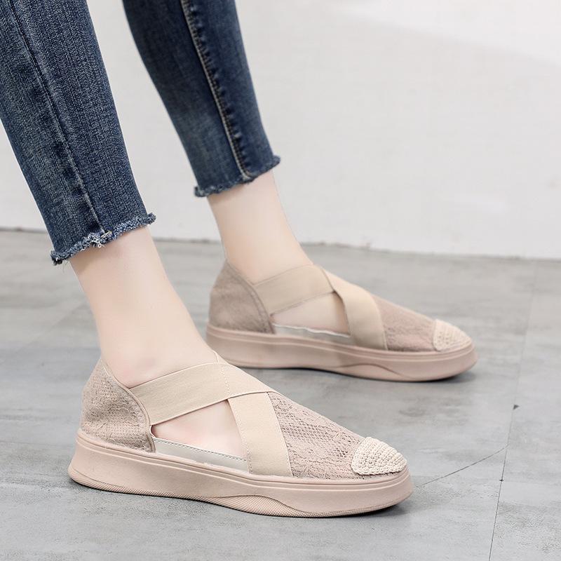 

Женские туфли-рыбаки, новые, на плоской подошве, на шнуровке, на толстой подошве, модные сандалии с закрытым носком 39 темно-коричневого