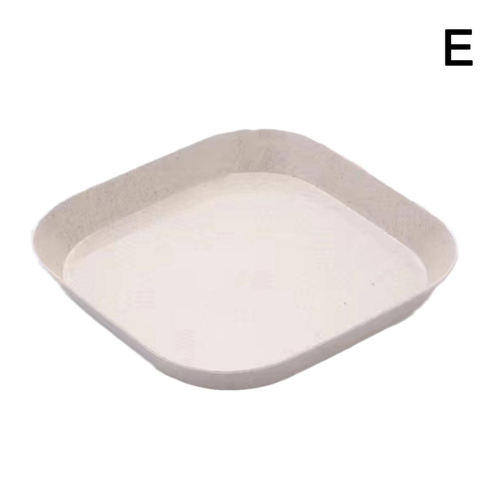 

Набор тарелок из пшеничной соломы, круглые тарелки, небьющиеся, легкие, десертные, обеденные тарелки, домашние, для пикника, фруктов, закусок, салатов, детей