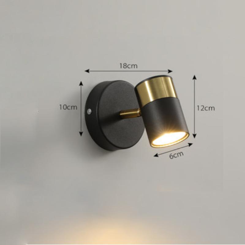 

Светодиодные современные настенные светильники для спальни, регулируемые прикроватные настенные светильники, светильники для кабинета, гостиной, светильники для чтения в отеле Neutral light&Adjustable