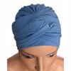 Sara Blue Bamboo Turban Hat for Every Woman