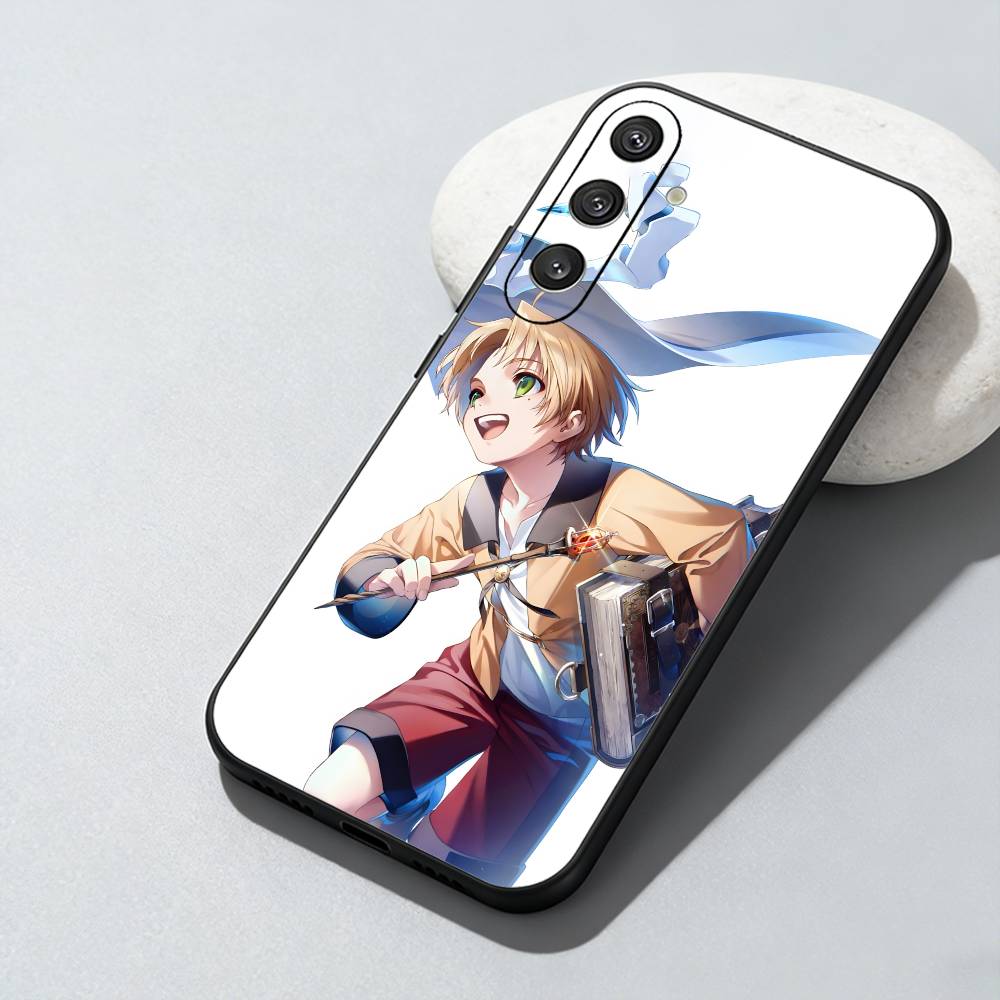 

Крутой чехол для телефона с изображением Руди Грейрата из аниме R-Rudy для Samsung Galaxy A73, A72, A71, A70, A52, A51 и других. Мягкий черный чехол Samsung a13 5g